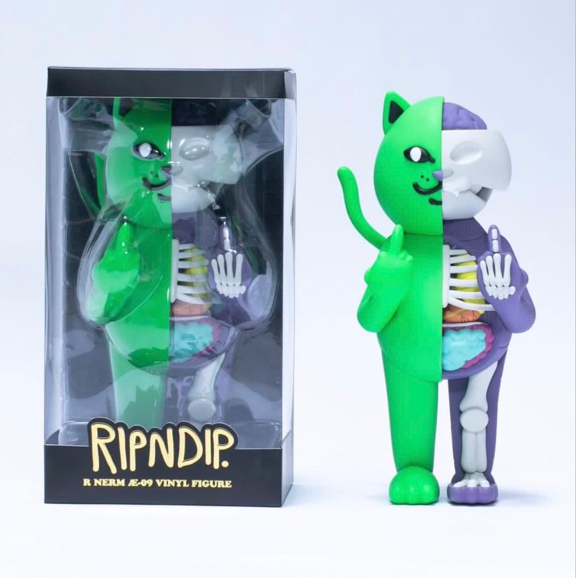 RIPNDIP LORD NERMAL VINYL フィギュア RipNDip Skelly Lord Nermal Anatomy Vinyl Toy Figure 14